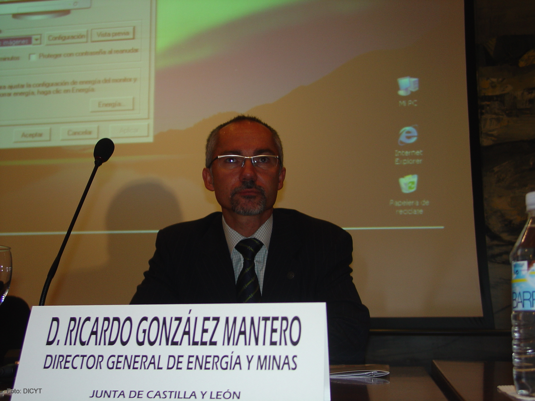 El director general de Energía y Minas, Ricardo González Mantero.