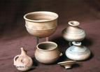 Recreación de algunas de las piezas de cerámica de la época vaccea.