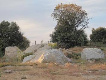 Rocas de granito en Ávila.