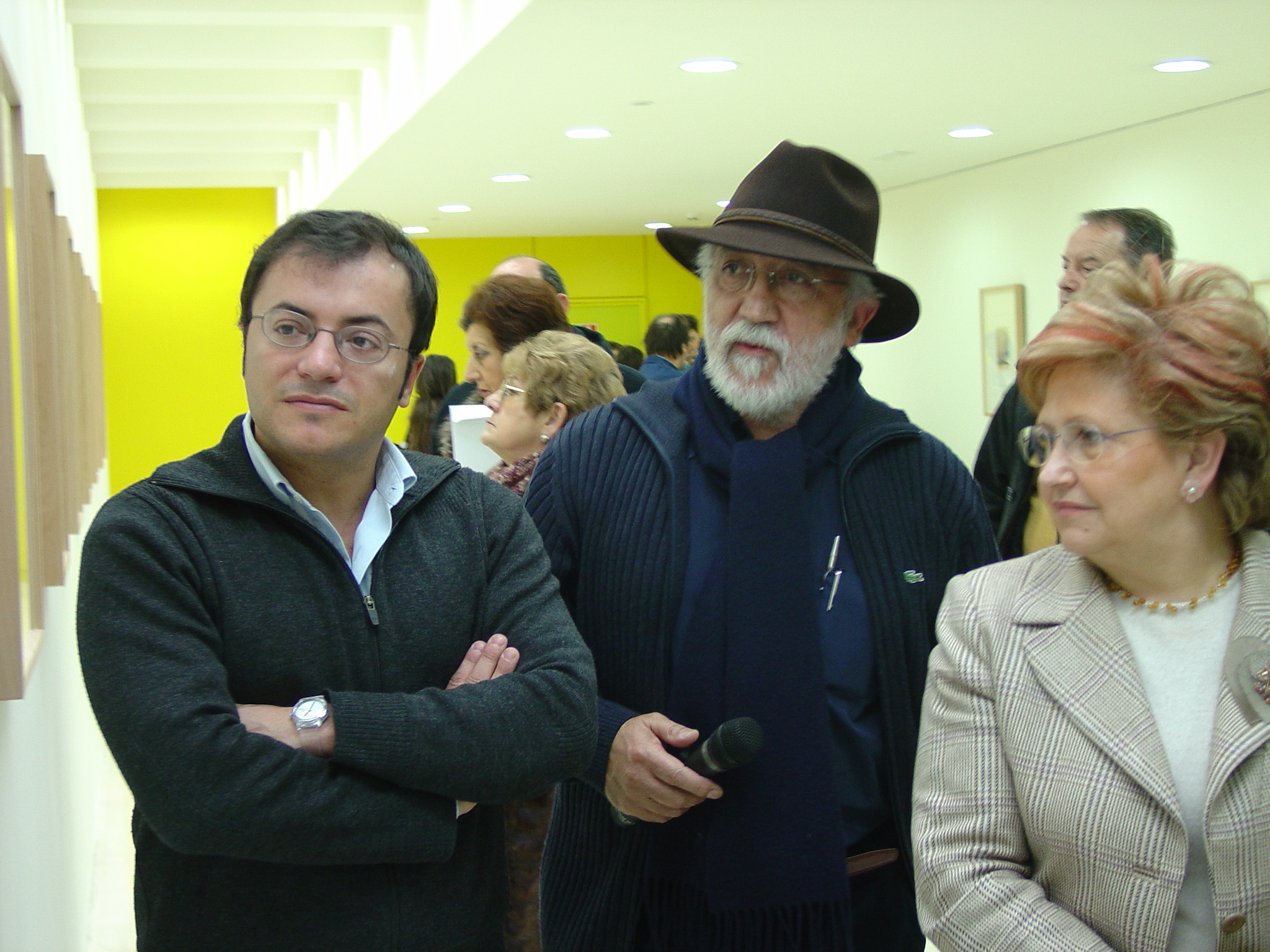 De izq. a dcha: José Antonio Gil, Fernando Fueyo y María Ángeles Porres
