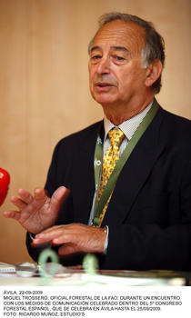 Miguel Trossero, oficial forestal de la FAO.