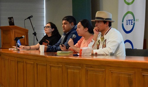 Participantes en el  Primer Congreso de Divulgación Científica de Ecuador.