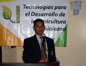 Miguel Reyes, investigador en acuicultura del Instituto Dominicano de Investigaciones Agropecuarias y Forestales (Idiaf).