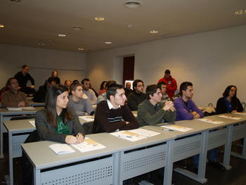 Alumnos participantes en el programa de prototipos de T-CUE en la Universidad de Salamanca.
