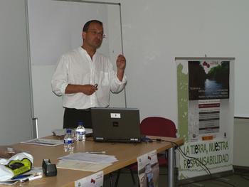 Vicente Paredes, biólogo y director técnico de la empresa de Ingeniería y gestión Ambiental Hydra.