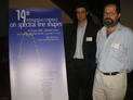 Los investigadores Marco Antonio Gigosos, y Manuel Angel González, organizadores del congreso. 