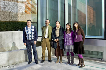 Pere Marquès Graells, segundo por la izquierda, junto a otros responsables del CITA.