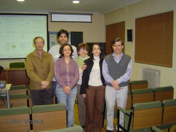 Científicos del Irnasa y de la Universidad de Talca.