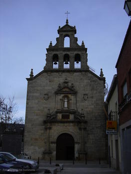 La iglesia de Alcañices, provincia de Zamora, España.