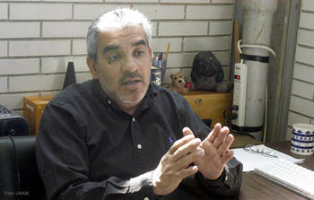 El experto de la UNAM Guillermo Horta-Puga.