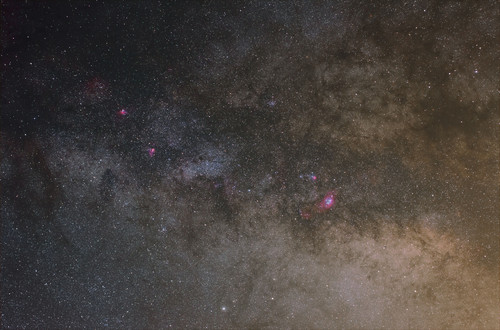 Fotografía astronómica tomada desde la localidad vallisoletana de Tiedra por Fernando Cabrerizo, foto del día de la NASA. 