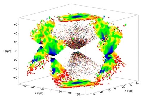Astrónomos mapean la distribución cronológica de los astros de la Vía Láctea. FOTO: AGENCIA FAPESP