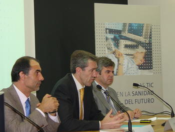 César Antón (izq), Pedro Ortiz y José Luis Salado