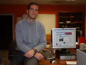 Sergio Ortega, investigador del laboratorio Orionmedialab, de la Facultad de Comunicación de la Universidad Pontificia de Salamanca.