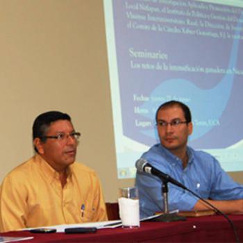 Seminario “Los retos de la intensificación ganadera en Nicaragua”.
