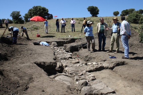 Yacimiento arqueológico Cerro de los Almadenes en Otero de Herreros. FOTO: JCYL.