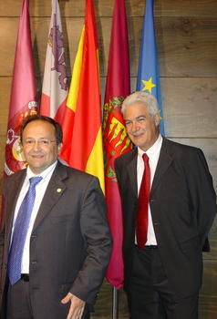 Evaristo Abril (izq) y Luis Ángel Gutiérrez