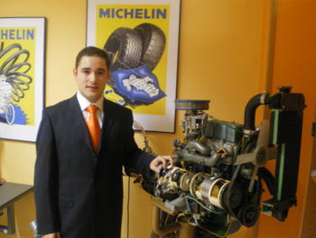 El autor del proyecto premiado por Michelin, Javier San López.