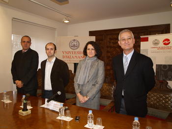 Óscar Fernández-Capetillo, investigador del CNIO, segundo por la izquierda.