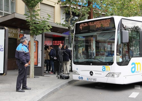 Parada de autobús en Zamora (FOTO: Ayuntamiento de Zamora).