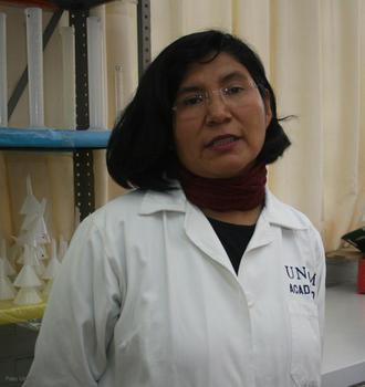 Andrea Trejo Márquez, académica de la Facultad de Estudios Superiores Cuautitlán de la UNAM.