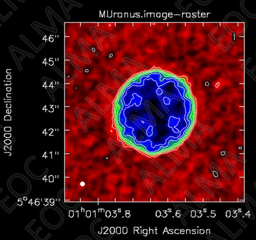 La fría atmósfera de Urano vista con el receptor de banda 10 de ALMA | Neil Phillips (ESO/JAO) y Ed Fomalont (NRAO) 