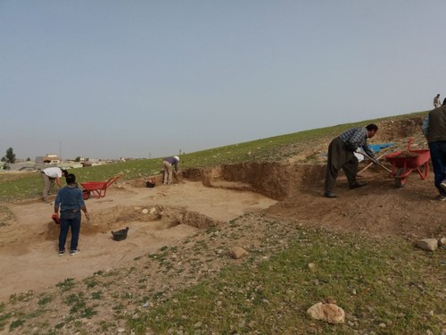 Excavaciones en el Kurdistán. Foto: F. Palarq.