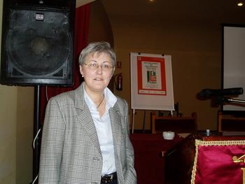La presidenta de la Asociación Leonesa de Esclerosis Múltiple (Aldem), Carmen Cabo