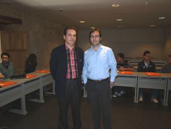 Miguel Ángel Salinero (izquierda) y Jorge García.