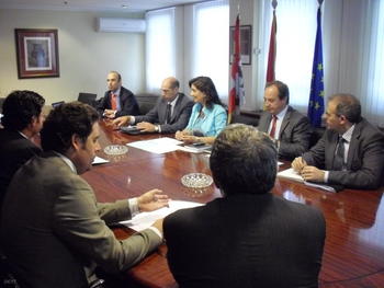 Un momento de la reunión del Clúster de Oncología de Castilla y León.