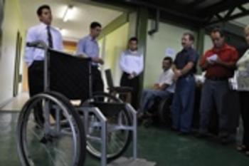 Estudiantes del TEC diseñan un prototipo de silla de ruedas (FOTO: TEC).