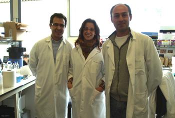 De izquierda a derecha, Luis Sanz, Marta Curto y Óscar Lorenzo.