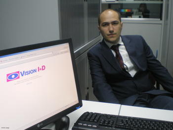El responsable comercial de la 'spin off' Visión I+D, Javier Quirce.