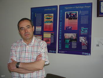 Ángel de Frutos, responsable del Grupo de Óptica Atmosférica de la Universidad de Valladolid.