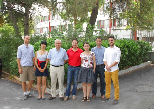 Los investigadores del grupo Color Imaging Lab, pertenecientes al departamento de Óptica de la Universidad de Granada. Foto: UGR.