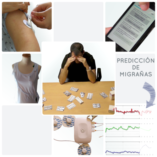 La predicción de migrañas utiliza dispositivos de bajo coste e inalámbricos. Imagen: UCM.