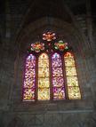 Vidriera de la Catedral de León una vez sometida al proceso de restauración
