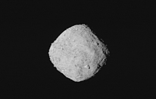 Asteroide Bennu. Crédito: NASA/Goddard/University of Arizona.