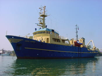 Imagen del buque oceanográfico de la UNAM.
