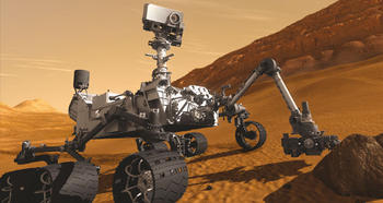El robot 'Curiosity' de la NASA. Imagen: CSIC.
