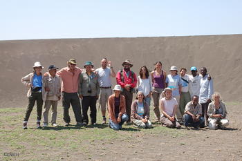 Equipo científico español que ha participado en las excavaciones de los yacimientos tanzanos de la Garganta de Olduvai.