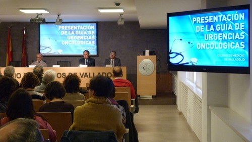 Presentación en Valladolid de la Guía de Urgencias Oncológicas.