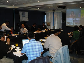 Imagen de la primera videoconferencia para periodistas organizada en el marco del Proyecto de Visibilidad del Sistema de Centros Públicos de Investigación de Conacyt 