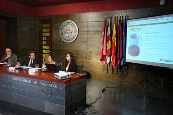 La ingeniera técnica de Diseño Industrial de la Universidad de Valladolid Lucía Martín (FOTO: Carlos Barrena).