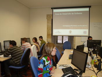 Aula de desarrollo de software de la Universidad Pontificia de Salamanca