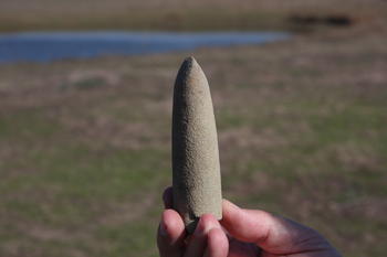 Una de las piezas del Neolítico encontradas por el CSIC. Foto: CSIC.