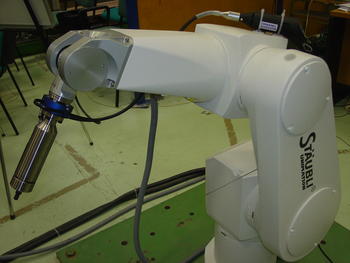 Robot para pruebas de Biomedicina que tiene Cartif en sus instalaciones