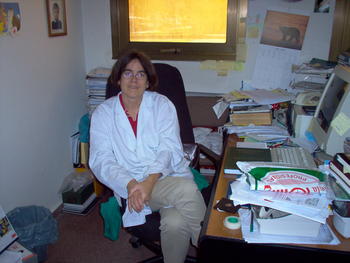 La profesora Alicia Esther Serantes