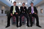 Fernando Pachón, Isaac Mañanes y Roberto González, creadores de la spin-off Logiciel Software Factory.