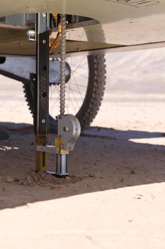 El rover de la NASA perfora el desierto chileno, uno de los análogos de Marte en la Tierra/Stephen B. Pointing